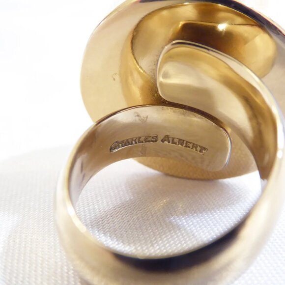 RARE - Charles Albert Lodolite Quartz Ring - vintage - Picture 8 of 8